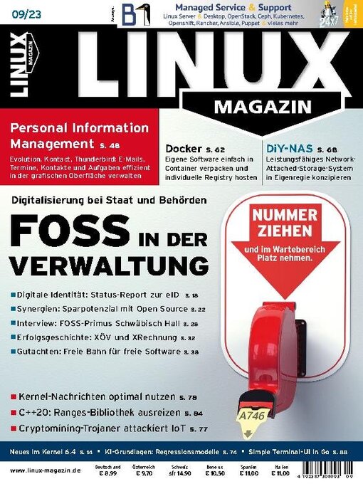 Title details for Linux Magazin germany by Computec Media GmbH - Available